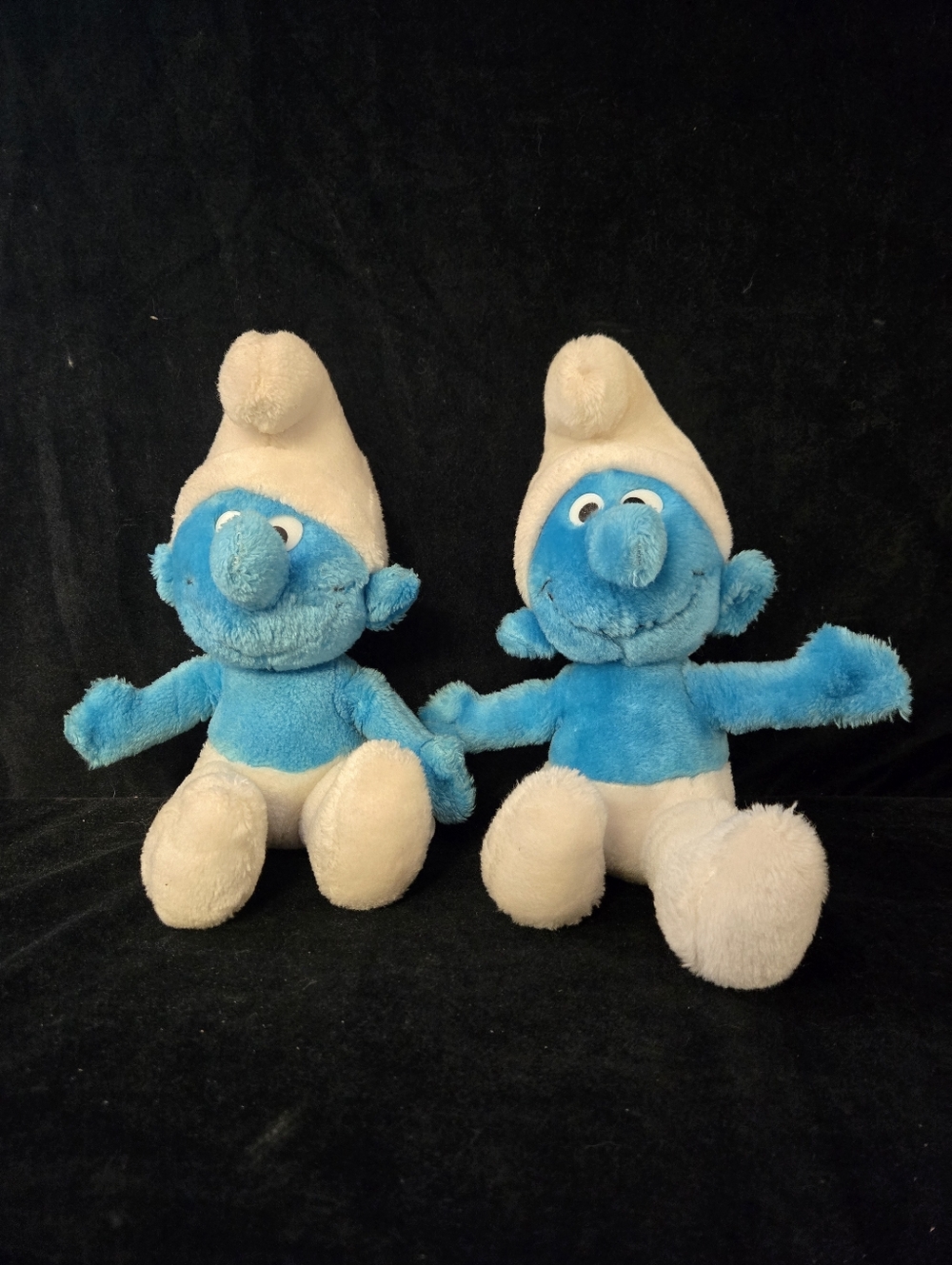 Vintage Smurfs Plush Set 1979 Peyo Wallace Berrie Lot